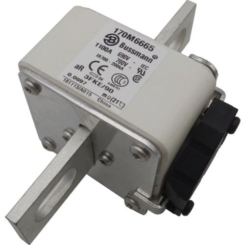 Original Power Electronic Bussmann Auto Fuse 1100A 690V 170M6665 for circuit protection