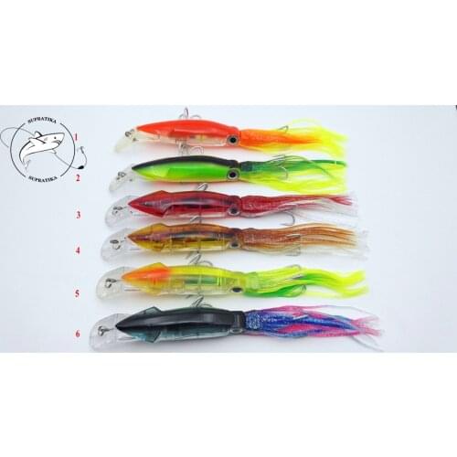 Outdoor Fishing Octopus Lure 140mm/40g Hard Squid Bait High Carbon Steel Hook Octopus Crank For Artificial Tuna Sea Fish tackles