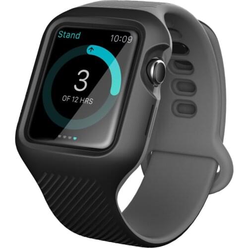 Band For Apple Watch 3/2/1 (42mm) I-BLASON New Unity Stylish Premium Hybrid Protective Bumper Cover with Adjustable Strap Bands