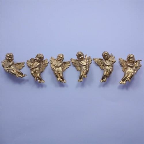 Xmas Decorations 6 PCS/Set Christmas Angel Shaped Ornaments Wings Tree Home Hanging Pendant Decoration Navidad Decor