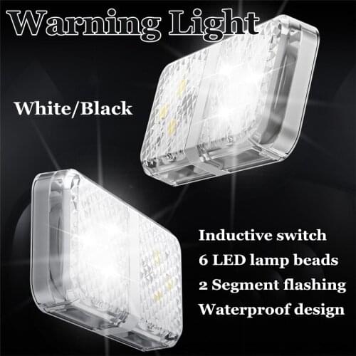 Base Car Openning Door Warning Light Safety Vehicle Auto Anti-collision Emergency Alarm Inductive Switch Waterproof ABS Signal