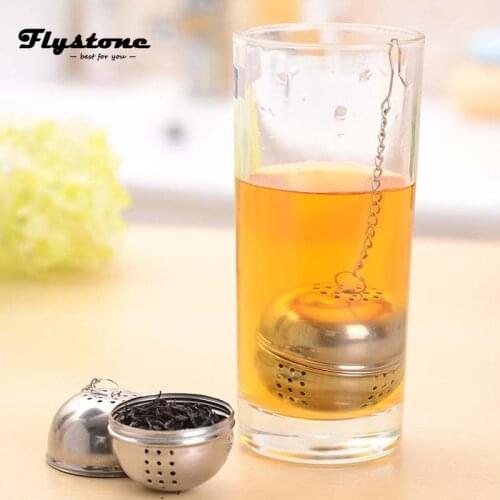 Brand new Best Sellers Stainless Steel Ball Tea Infuser Mesh Filter Strainer Tea Tools Leaf Ball Tea set Kitchen Supplies