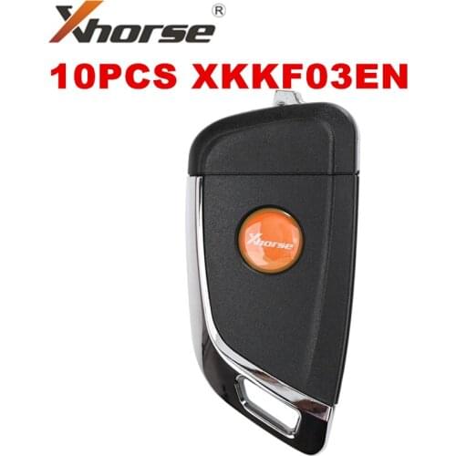 10PCS XHORSE Universal Remote Key XKKF03EN Fob Knife Style for VVDI Key Tool