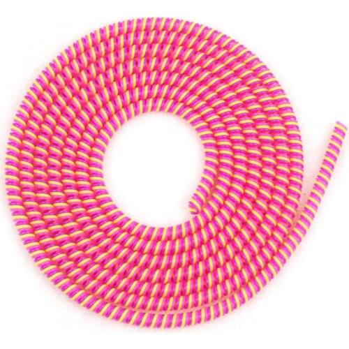 3-in-1 Universal Creative Data Cable Protector 1.4m Spiral USB Charge Cord Earphone Cable Protector Saver Cover Wire Winder