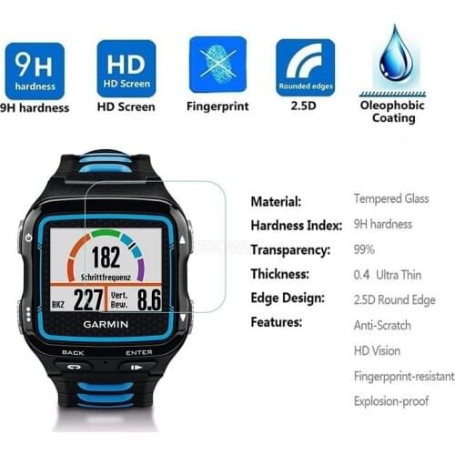 Tempered Glass Screen Protector For Garmin Vivoactive HR Forerunner 35 920XT Vivosport Forerunner35 Smart Watch Film Accessories