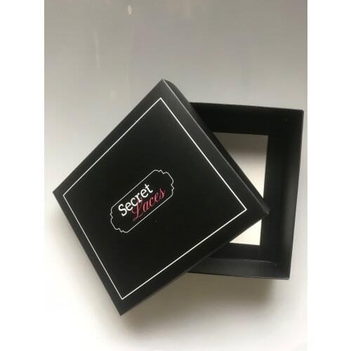 100pcs Kraft black white gift carton cardboard box kraft blank carton paper gift paper box with lid Gift packaging box