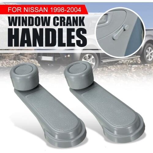 2PCS For Nissan-Pathfinder Sentra Frontier Xterra Hardbody Truck 1998 1999 2000 2001-2004 Auto Car Window Crank Handle Lever