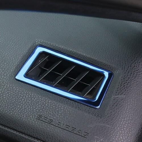 Car dashboard Air Conditioning Vent Cover Interior Decoration for Toyota Corolla S LE Levin Hybrid 2014 2015 -2018 Accessories