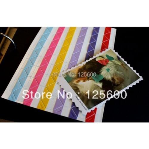 White Black Golden PHOTO ALBUM SCRAPBOOKING PVC Photo Corner Stickers Photo Holders, 102pcs/sheet, 5sheets/ lot, Free Shipping