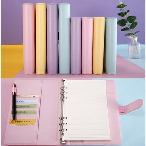 Classic Loose Leaf Ring Binder Notebook Planner Diary Notebook Cover PU Leather Cover NK-Shopping