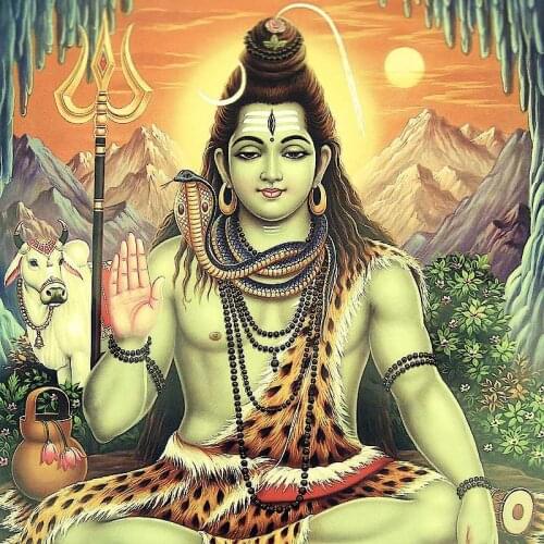 Diamond Embroidery Religious Full Round Drill Decoration Home 5D DIY Diamond Painting Cross Stitch Religion Icon Lord Shiva Art