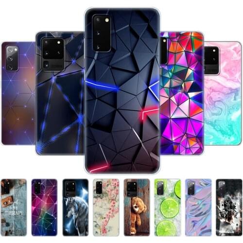 For Samsung Galaxy S20 Case Silicon TPU Cover For Samsung Galaxy S20 PLUS Phone Case For Samsung Galaxy S20 Ultra S20 FE + Case