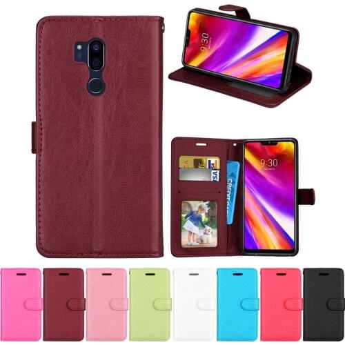 PU Wallet Leather Case For LG G7 G8 ThinQ K40 Stylo 4 5 Case Card Holder Stand Style Cover For LG V40 V50 ThinQ 5G Phone Shell