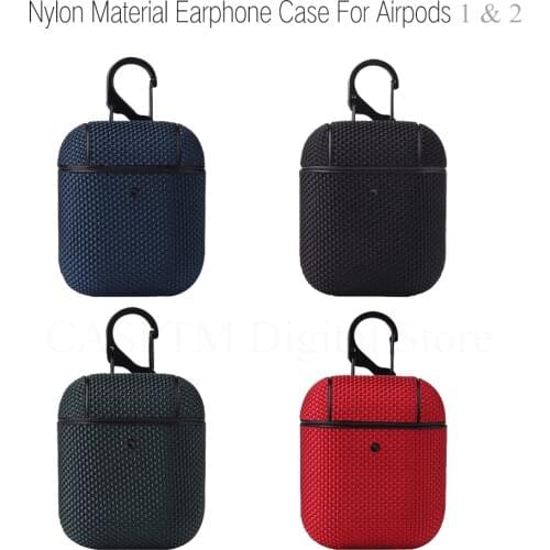 Luxury Case for Apple AirPods 2 1 Nylon Case for Airpods 1 2 Gen Wireless Headset Protective Cover for airpdods 2 Shell Air Pods