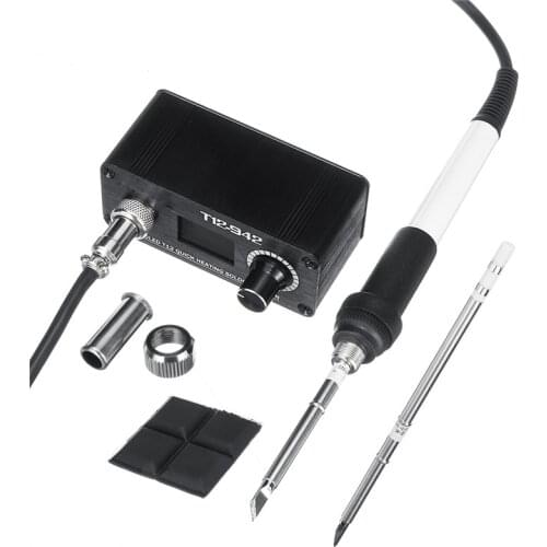 T12-942 Mini OLED Digital Soldering Station T12-907 Handle with T12-K Iron Tips Welding Tool New
