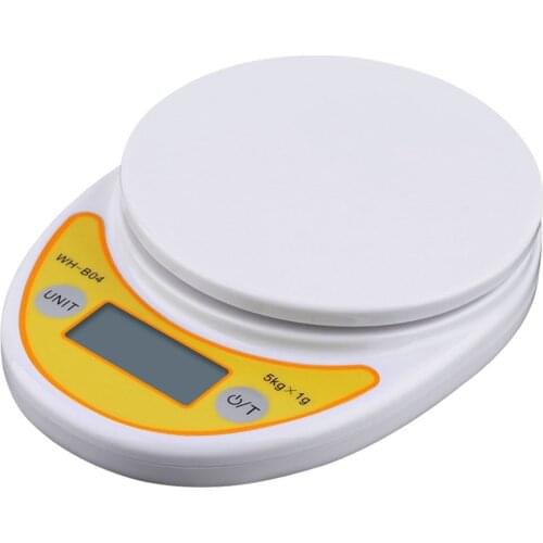 High Quality WH-B04 5kg/1g LCD Digital Electronic Kitchen Scale for Food Balance Weighing Drop Shipping