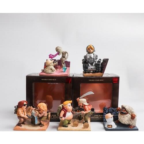 Metal Slug Games Figure MARCO TARMA Campaign game model PVC collection Christmas gift Kids toys