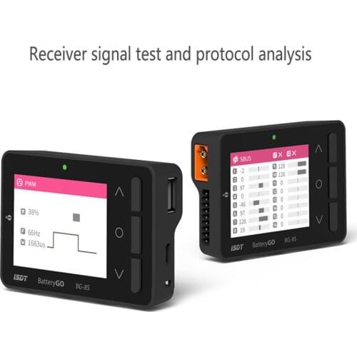 ISDT BattGo BG-8S Smart Battery Checker Balancer Receiver Signal Tester Quick Charge Function
