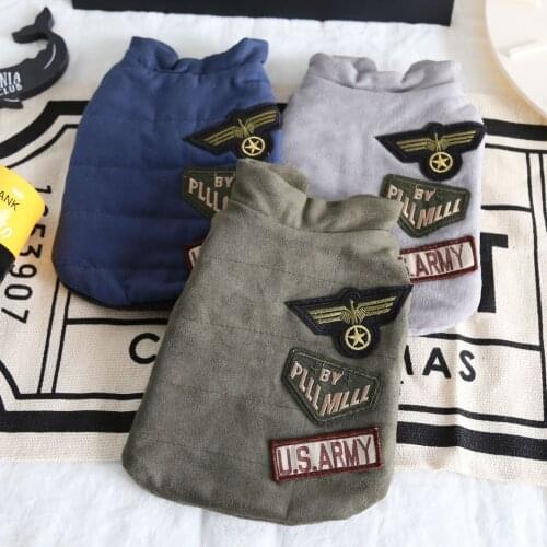 Cat Army Jacket Sweatshirt Pet Dog Clothes Soft Cotton Dog Bathrobe Jumpsuits Cat Pajamas Hoodies Clothing For Dogs Cat Puppy