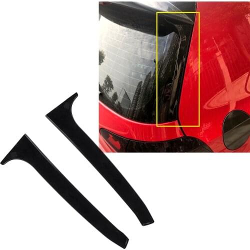 Rear Window Wing For Volkswagen Golf MK6 Golf 6 GTI R GTD Side Spoiler Splitter Sticker Trim Cover 2009-2013 Car Styling
