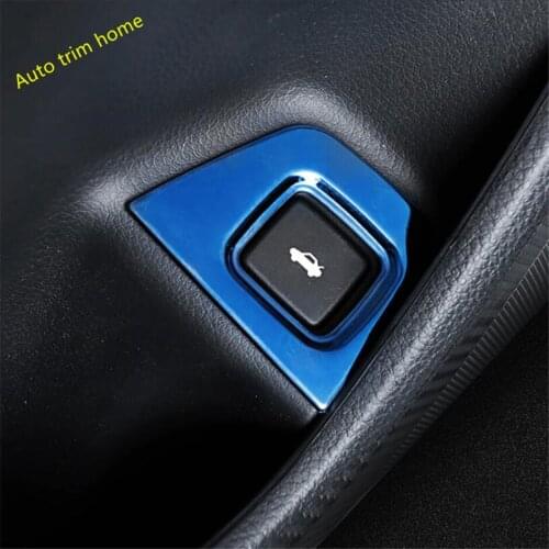 Lapetus Rear Trunk Door Switch Button Panel Frame Trim Accessories Fit For Honda Accord 10th 2018 2019 2020 2021 Stainless Steel