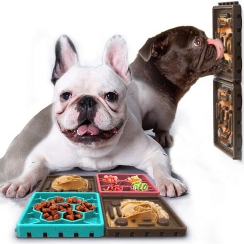 Multifunctional Detachable Licking Plate Dog Slow Food Plate 4-Pieces Plate Suction Cup Which Can Be Fixed Prevent Dogs