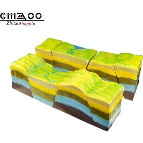 Junior and senior high school Geological fault structure model geography teaching science and education equipment