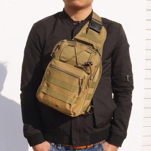 2020 New Chest Bag Mens One Shoulder Diagonal Straddle Bag Outdoor Sports Multifunctional Large Capacity Wear Resistant Bag