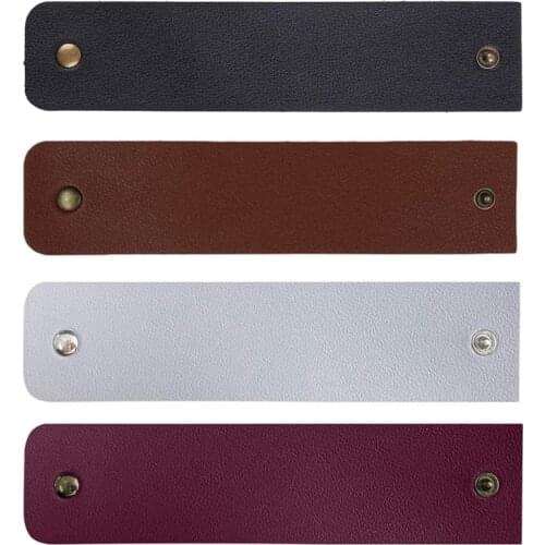 Leather Napkin Rings Set of 4, Handmade Rustic Napkin Holder for Table Decor, Wedding, Dinner Party, Farmhouse Natural Napkin