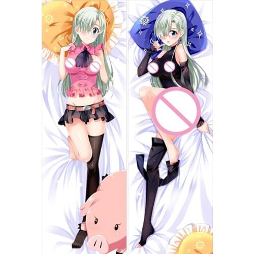 The Seven Deadly Sins anime Characters sexy girl elizabeth liones throw pillow cover nanatsu no taizai body Pillowcase