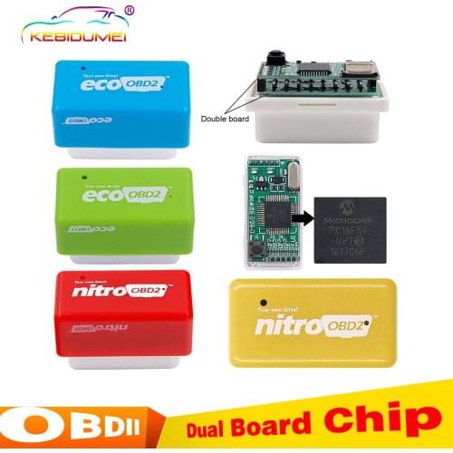 Nitro OBD2 EcoOBD2 ECU Chip Tuning Box Plug & Driver NitroOBD2 Nitroobd2 for Benzine Diesel Car More Power Torque Save Fuel