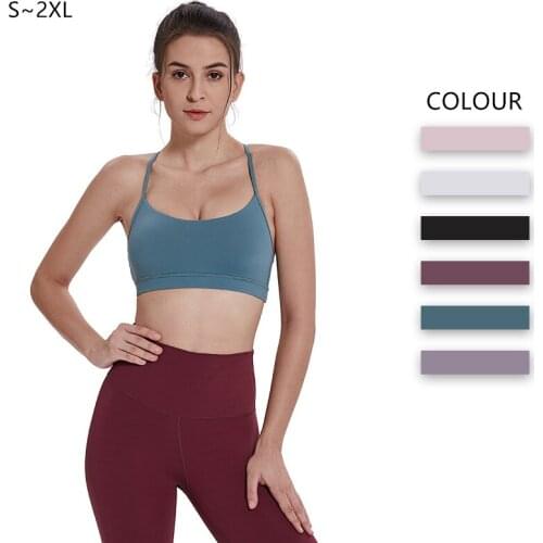Next Skin New Strap Yoga Slim Bra Herringbone Beauty Back Ladies Sports Underwear Shockproof Running Fitness Bra Sexy Brassiere