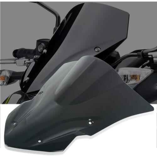 Fits For Kawasaki z900 Z 900 2017 - 2019 2018 Motorcycle Windshield Windscreen Adjustable Bracket Airflow Wind Deflector Screen