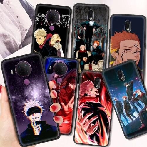 Anime Jujutsu Kaisen Luxury Silicone Cover for Nokia 2.2 2.3 3.2 4.2 7.2 1.3 5.3 8.3 5G 2.4 3.4 C3 1.4 5.4 Phone Soft Case