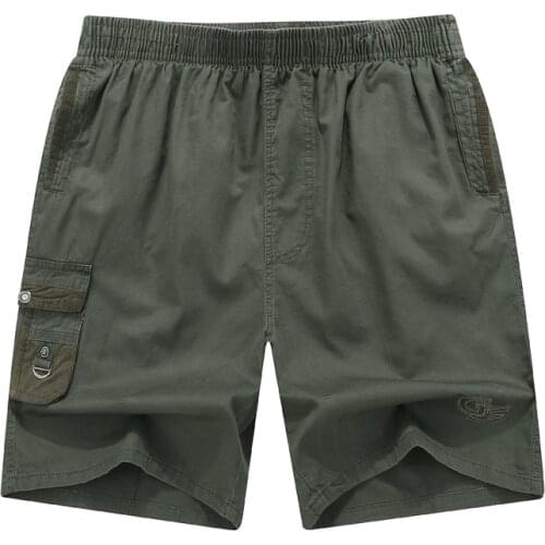 Mens Shorts Summer Casual Cotton Fashion Comfortable Boardshort Bermuda Male Drawstring Elastic Waist Breeches Beach Shorts 5XL