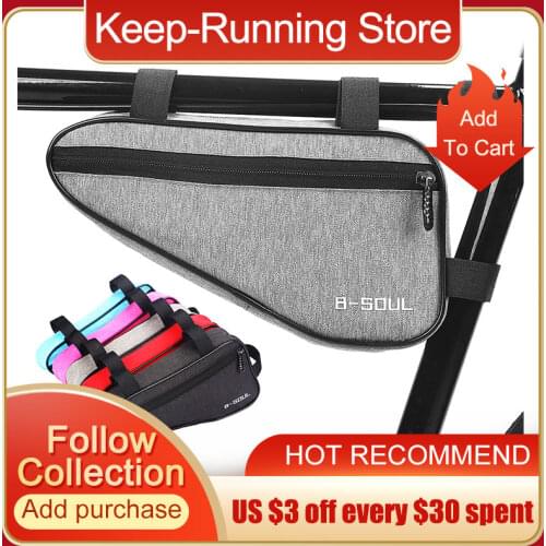 Waterproof Triangle Bicycle Bags Front Tube Frame Bag Mountain Bike Pouch Frame Holder Saddle Bag MTB Cycling Accessories
