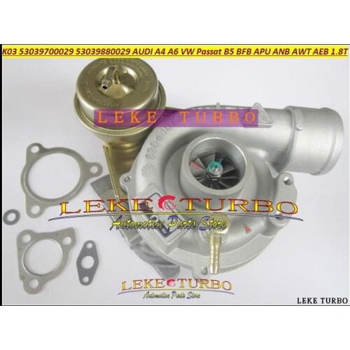 Complete turbo Turbocharger K03 53039880029 53039880025 for Audi A4 A6 VW Passat B5 APU ARK BFB 1998-05 1.8L 1.8T 110Kw 120Kw