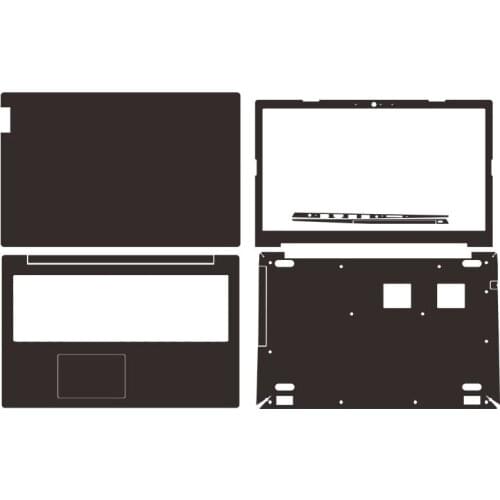 Carbon fiber Vinyl Laptop Sticker Skin Decals Cover Protector for Lenovo V145-15 15.6"