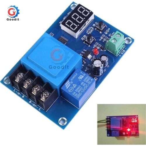 XH-M602 Digital Control Lithium Battery Charging Module AC 220V Lithium Storage Battery Charger Control Switch Protection Board