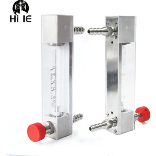 1pc Double Ring Calibration Plexiglass Liquid Flow Meter Float Flowmeter