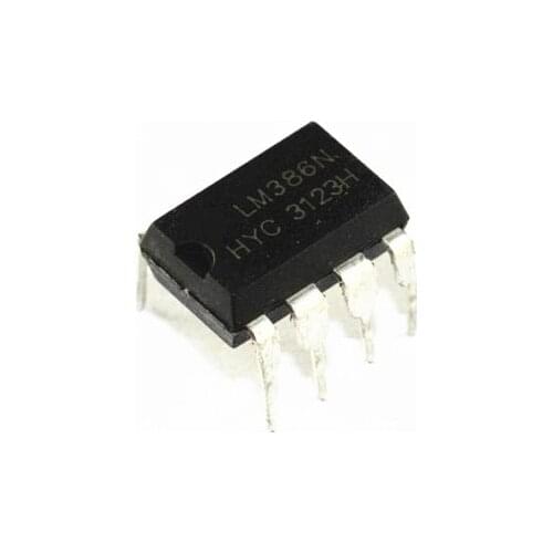 10PCS IC LM386N LM386 AMP AUDIO PWR 8DIP NEW