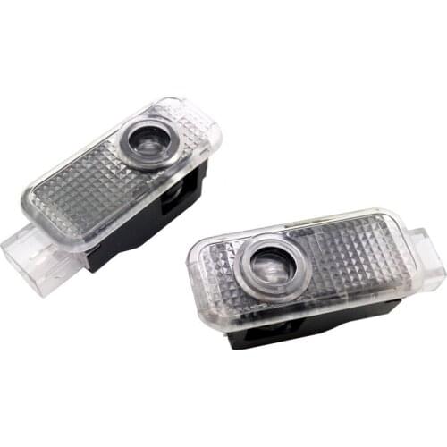 2pcs Car Stylish Light Door Welcome Led Light for Brand Cars Logo Projection for A4L A6 Q5 Q3 Q7 Drop Shipping