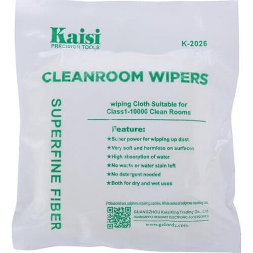 50pcs/Bag 90mm*90mm Mobile Phone Screen Cleaning Tools Dust Free Cloth for iPhone Samsung iPad Laptop Phone Repair Tools