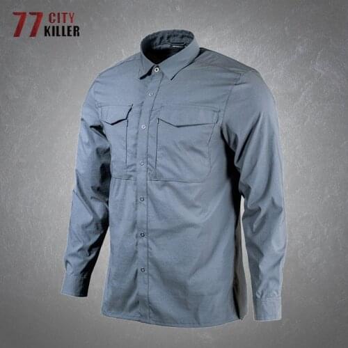 Мужские повседневные рубашки 77City Killer China At AliExpress