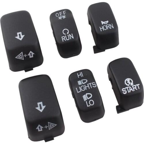 Motorcycle Accessories Hand Control Switch Housing Caps Cover Kit Fit For Harley Softail Dyna Sportster Models