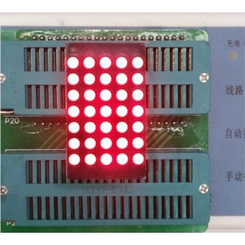 Free Ship 100pcs 3MM 5*7MM digital tube anode 5*7MM Dot Matrix digital tube cathode factory direct