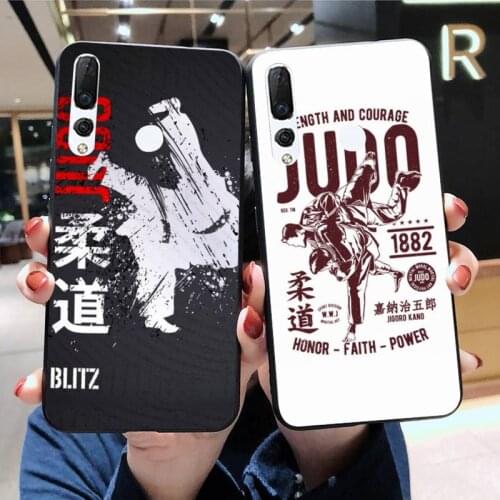 CUTEWANAN Judo Jiu Jitsu Black TPU Soft Phone Case Cover for Huawei Honor 30 20 10 9 8 8x 8c v30 Lite view pro
