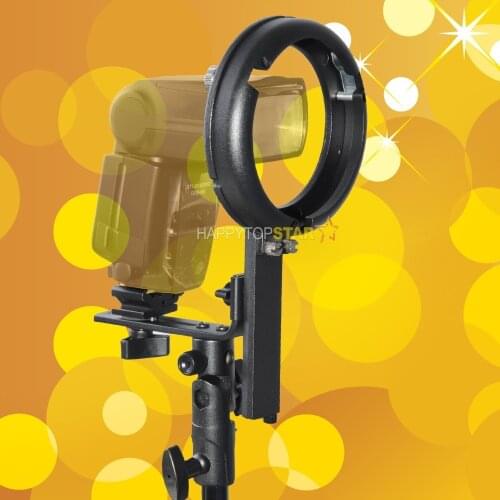 Speedlite Mount Bowens Part L Fit Bowens Bowen Snoot Soft box L Bracket Adapter Holder for Canon 600EX-RT 580EX II Nikon SB910