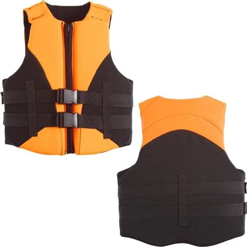 Kids Life Vest Neoprene Kids Boating Drifting Safety Life Jacket Swimwear for Children Watersports Swim Surf Beach Pool Suits
