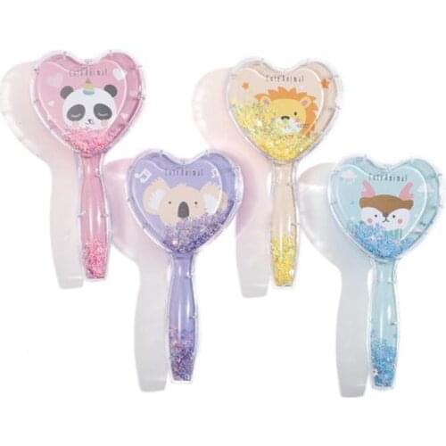 Hair Styling Comb Cartoon Cute Star Heart shape Air Bag Comb Hairbrush Salon Hairdressing Straight Curly Hair Comb Women Hair